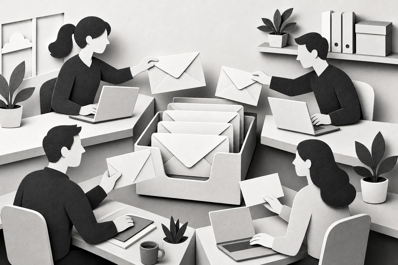 Illustration for Shared inbox platforms for collaborative team email
