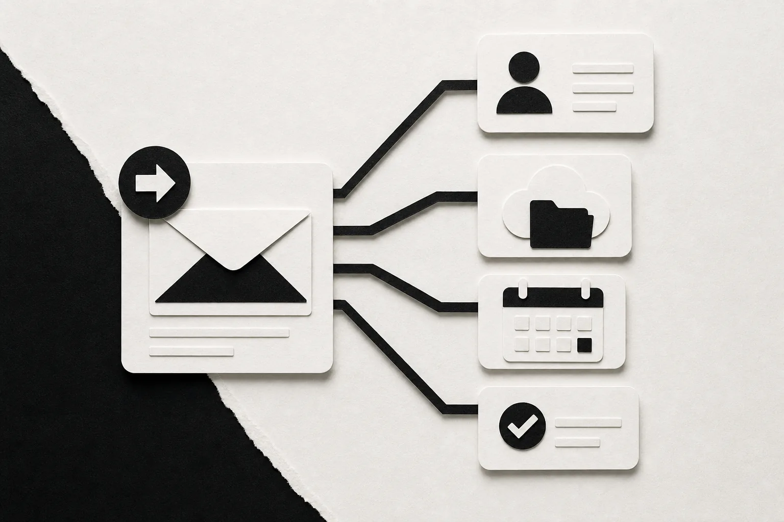 Forward email to delegate Outlook admin across CRM, files, calendar, and task tools.
