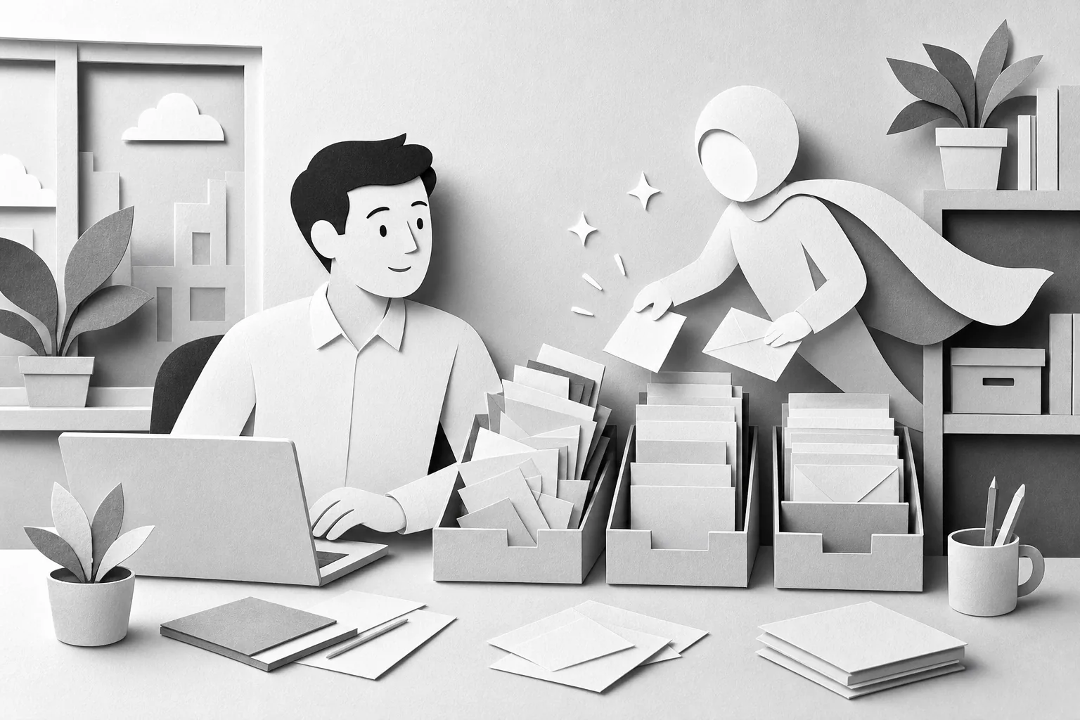 Illustration for Copilot in Outlook